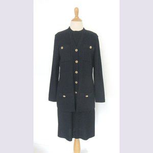 St John Collection Classic 2 Pc Dress & Blazer Suit 8